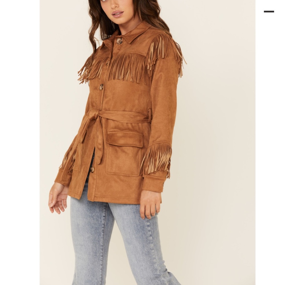 Minkpink We the Free Fringe Jacket - Picture 2 of 10